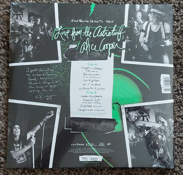 Alice Cooper : Live From The Astroturf (LP, Album, Glo + DVD + Ltd, Num, RE)