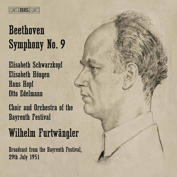 Beethoven* / Schwarzkopf*, Höngen*, Hopf*, Edelmann*, Chor* And Orchestra Of The Bayreuth Festival*, Wilhelm Furtwängler : Symphonie No. 9 (SACD, Hybrid, Multichannel, Album, Mono, RE, DSD)
