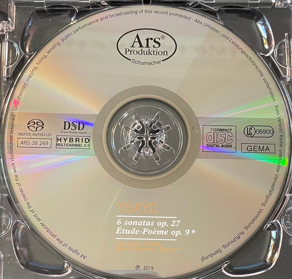 Eugène Ysaÿe, Noé Inui : 6 Sonates Op.27 / Etude Poème Op.9 (SACD, Hybrid, Multichannel)