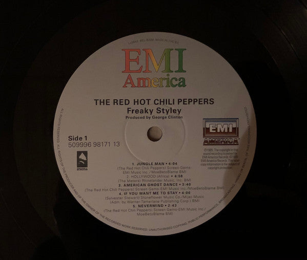 Red Hot Chili Peppers : Freaky Styley (LP, Album, RE)