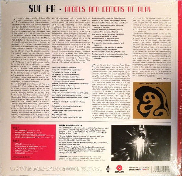 Sun Ra : Angels And Demons At Play (LP, Album, RE, RM, Red)