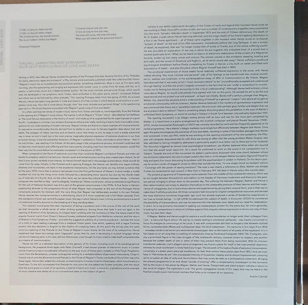 Igor Levit : Tristan (3xLP, Album, 180)