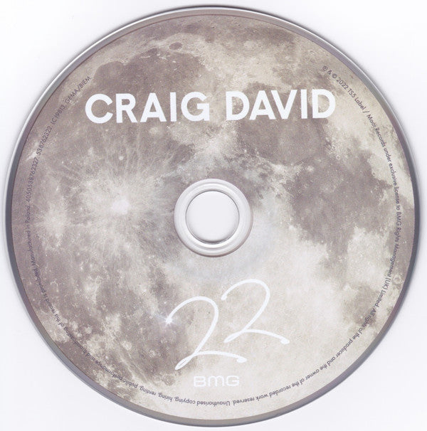 Craig David : 22 (CD, Album, Dlx, Dig)