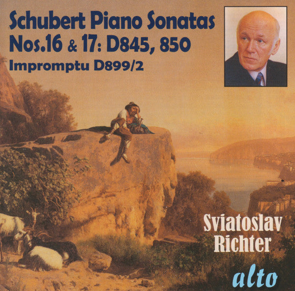 Franz Schubert, Sviatoslav Richter : Piano Sonatas Nos.16 & 17: D845, 850, Impromptu D899/2  (CD)