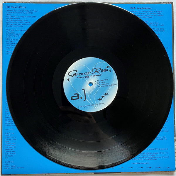 George Riley (10) : Running In Waves (LP, Album, Ltd)