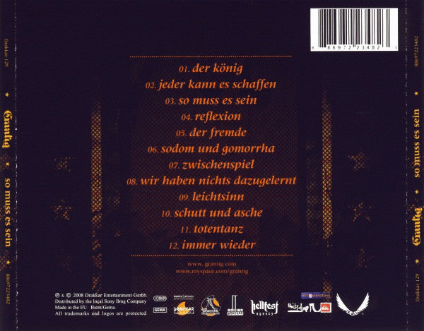Grantig : So Muss Es Sein (CD, Album)