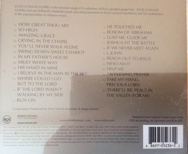 Elvis Presley : Ultimate Gospel (CD, Comp, RE)