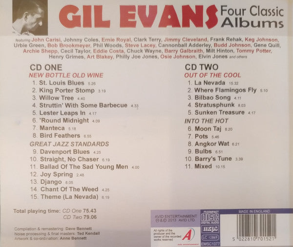 Gil Evans : Four Classic Albums (2xCD, Comp, RM)