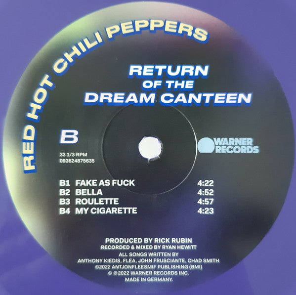 Red Hot Chili Peppers : Return Of The Dream Canteen (2xLP, Album, Ltd, Pur)