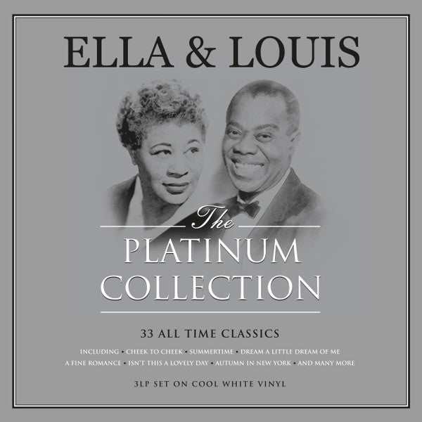 Ella* & Louis* : The Platinum Collection (3xLP, Comp, Whi)