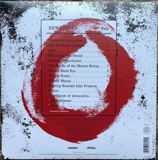 Anti-Flag : The General Strike (LP, Album, Ltd, RE, Red)
