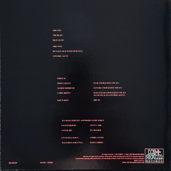 Force (15) : Force (12", EP, Ltd, Num, RE, RM)