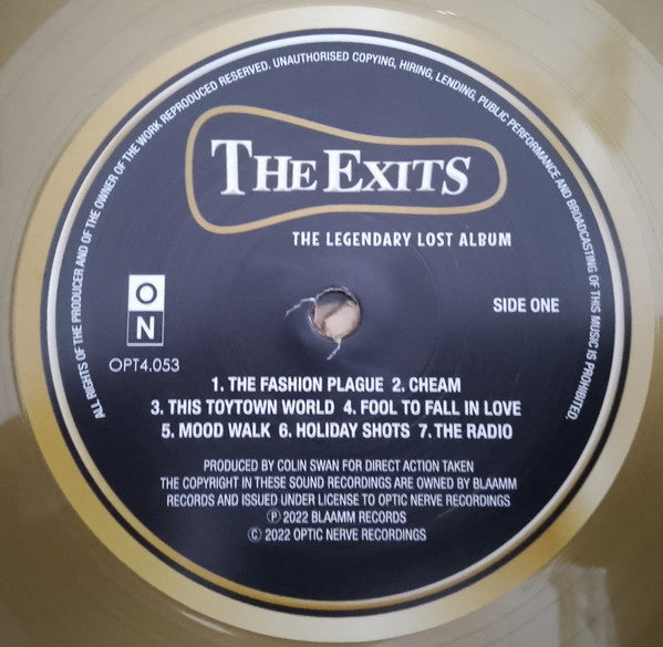 The Exits (3) : The Legendary Lost Album (LP, RE, RM, Gol)