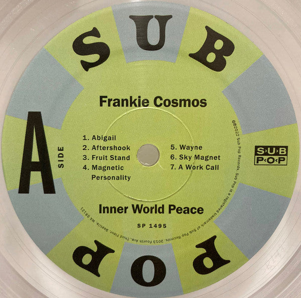 Frankie Cosmos : Inner World Peace (LP, Album, Ltd, Cle)