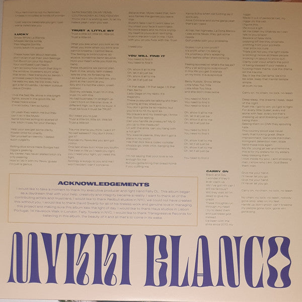 Mykki Blanco : Stay Close To Music (12", Album, Ltd, Cle)