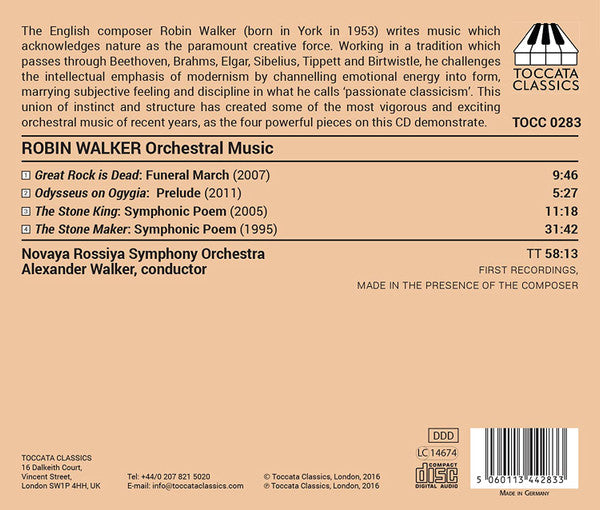 Robin Walker (2) - New Russia State Symphony Orchestra, Alexander Walker (3) : Orchestral Music (CD, Album)