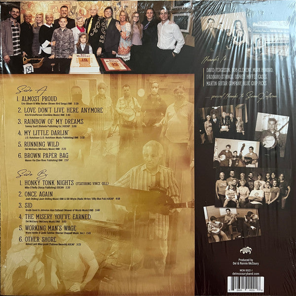 The Del McCoury Band : Almost Proud (LP, Album)