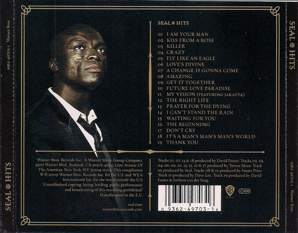 Seal : Hits (CD, Comp)