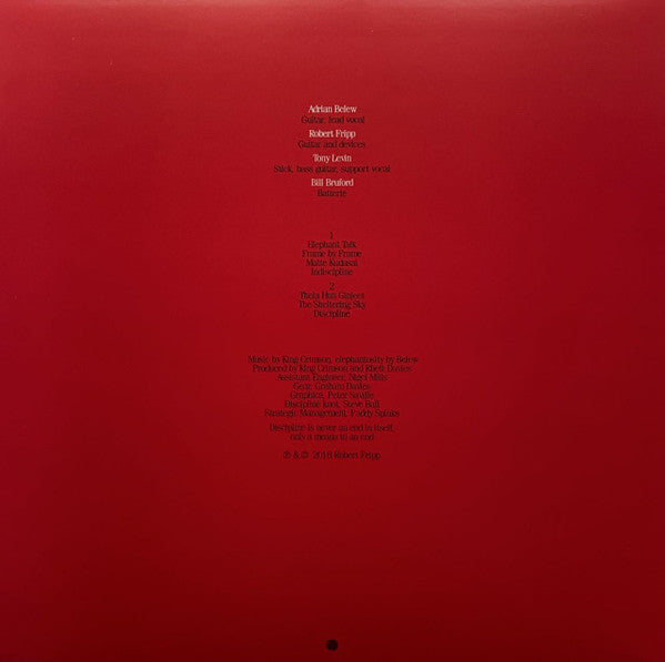King Crimson : Discipline (LP, Album, RE, RM, 200)