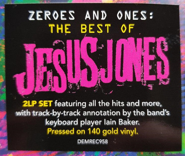 Jesus Jones : Zeroes And Ones : The Best Of (2xLP, Comp, Gol)