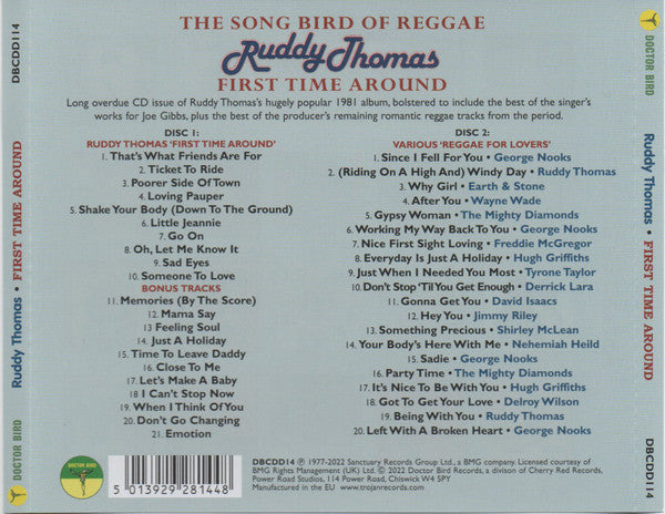 Ruddy Thomas : First Time Around (2xCD, Comp)