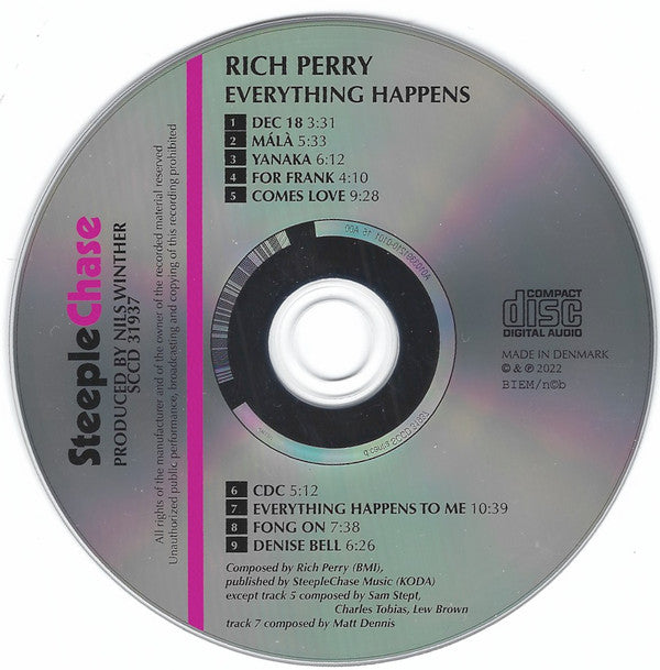Rich Perry : Everything Happens (CD, Album)