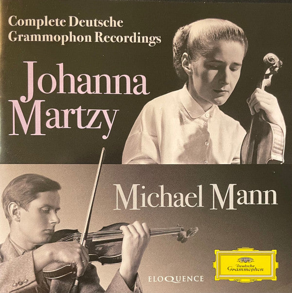 Johanna Martzy, Michael Mann (6) : Complete Deutsche Grammophon Recordings (2xCD, Comp, Mono)