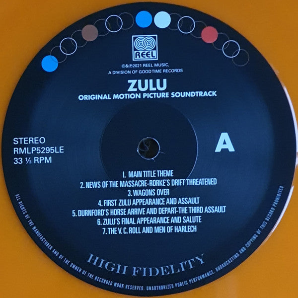 John Barry : Zulu (Original Motion Picture Soundtrack & Themes) (LP, Album, RE, RM, Ora)