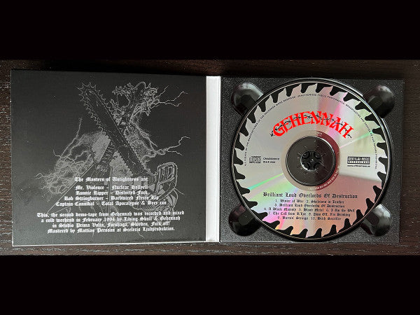 Gehennah : Brilliant Loud Overlords Of Destruction  (CD, Album)