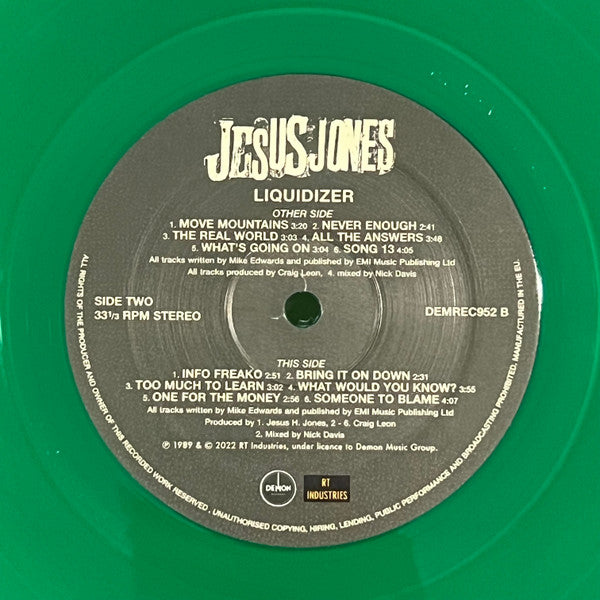 Jesus Jones : Liquidizer (LP, Album, RE, Tra)