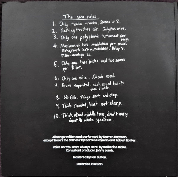 Darren Hayman : You Will Not Die (2xLP, Ltd)