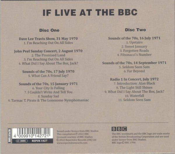 If (6) : If Live At The BBC (2xCD, Album)