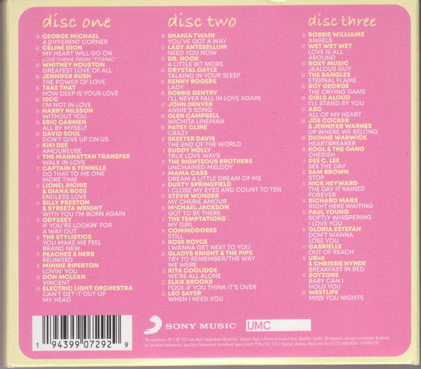 Various : One Love - The Greatest Love Songs Of All Time (3xCD, Comp)