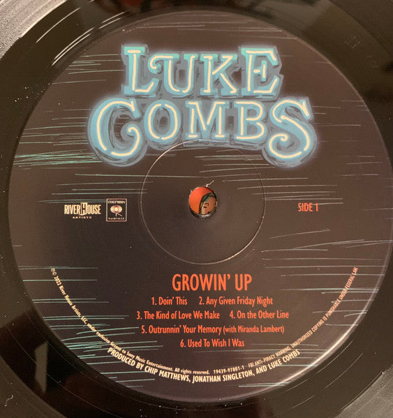 Luke Combs : Growin' Up (LP, Album)