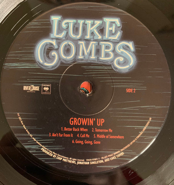 Luke Combs : Growin' Up (LP, Album)