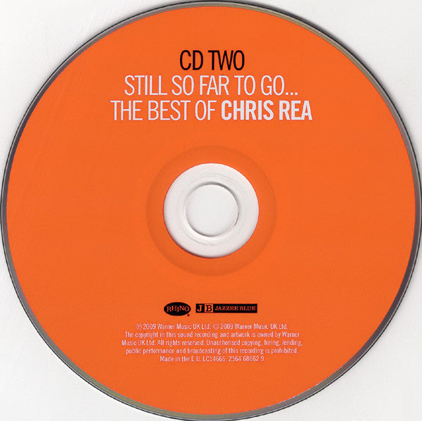 Chris Rea : Still So Far To Go...The Best Of (2xCD, Comp, RM, Cin)