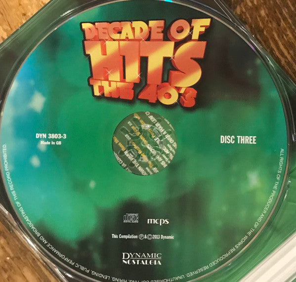 Various : Decade Of Hits The 40's (3xCD, Comp)