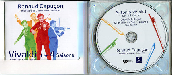 Renaud Capuçon, Antonio Vivaldi, Joseph Boulogne, Chevalier De Saint-Georges : Les 4 Saisons / Concertos (CD, Album)