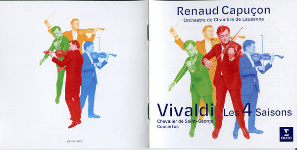 Renaud Capuçon, Antonio Vivaldi, Joseph Boulogne, Chevalier De Saint-Georges : Les 4 Saisons / Concertos (CD, Album)