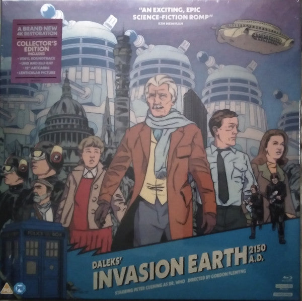 Malcolm Lockyer And Bill McGuffie , Electronic Effects By Barry Gray : Daleks' Invasion Earth A.D. 2150 (LP, Album + Blu-ray, Mono + Ultra HD Blu-ray, 4K, )
