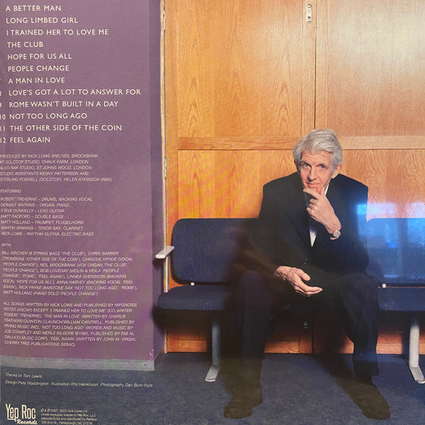 Nick Lowe : At My Age (LP, Album, Ltd, RP, Sil)