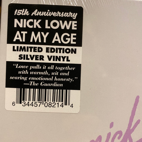Nick Lowe : At My Age (LP, Album, Ltd, RP, Sil)