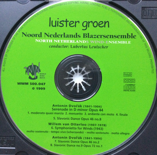 Noord Nederlands Blazersensemble : Luister Groen (CD)
