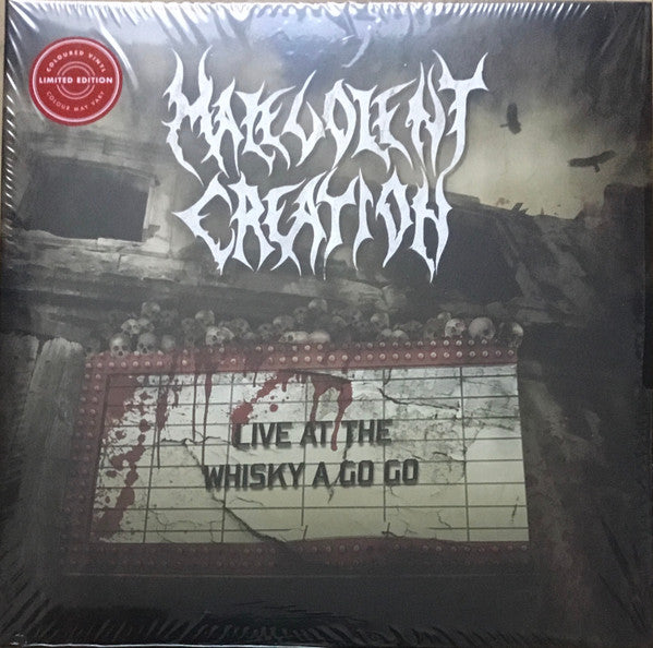 Malevolent Creation : Live At The Whisky A Go Go (2x12", Album, Ltd, Cle)