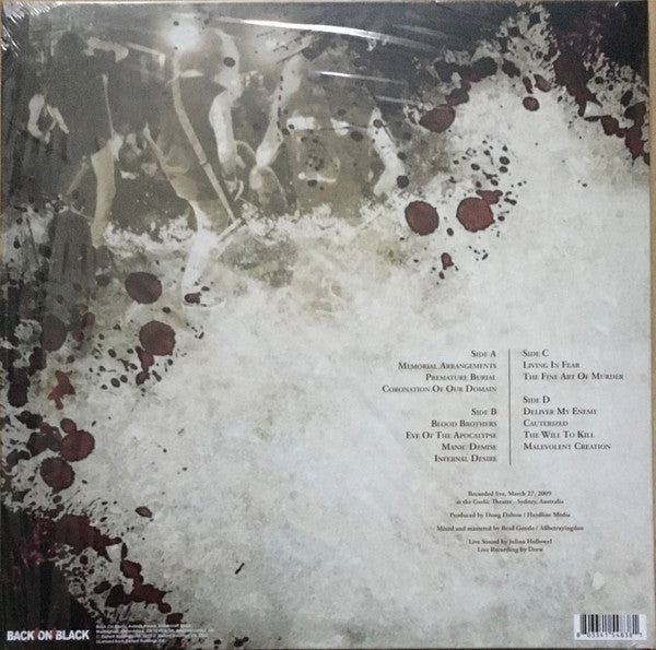 Malevolent Creation : Australian Onslaught (2xLP, Album, Ltd, Yel)