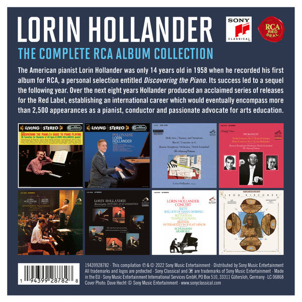 Lorin Hollander : The Complete RCA Album Collection (8xCD, RE, RM + Box, Comp)
