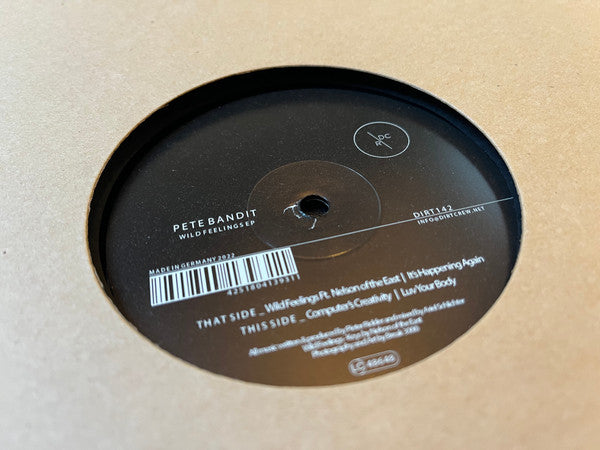 Pete Bandit : Wild Feelings EP (12", EP)