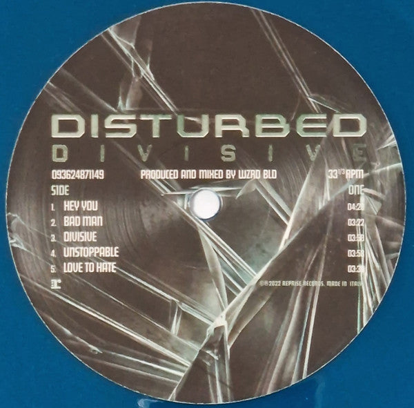 Disturbed : Divisive  (LP, Album, Ltd, Blu)