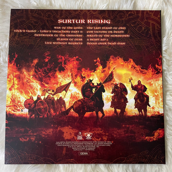 Amon Amarth : Surtur Rising (LP, Album, Ltd, RE, Ora)