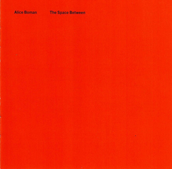 Alice Boman : The Space Between (CD, Album)